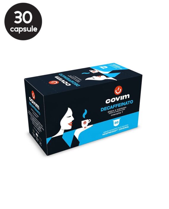 30 Capsule Covim Espresso Decaffeinato - Compatibile Nespresso