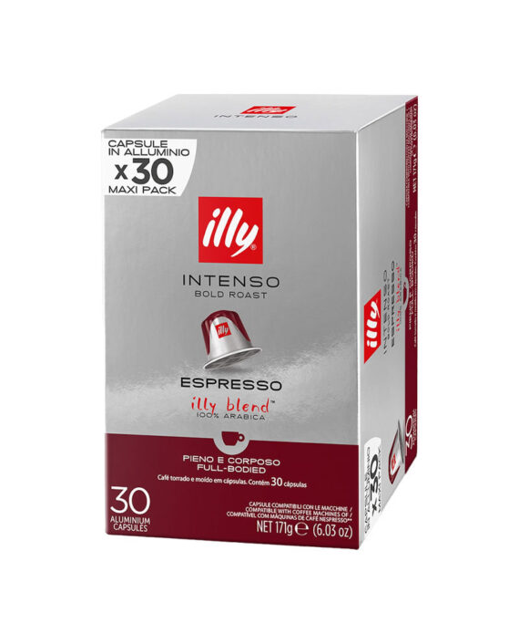 30 Capsule Illy Espresso Intenso - Compatibile Nespresso