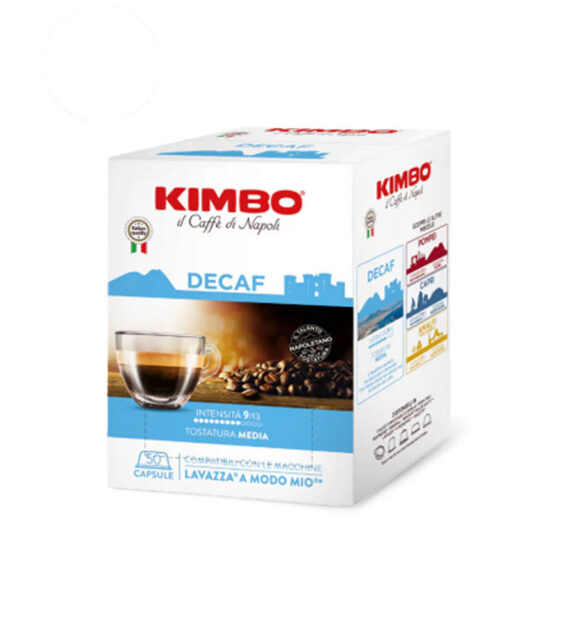 50 Capsule Kimbo Decaffeinato – Compatibile A Modo Mio