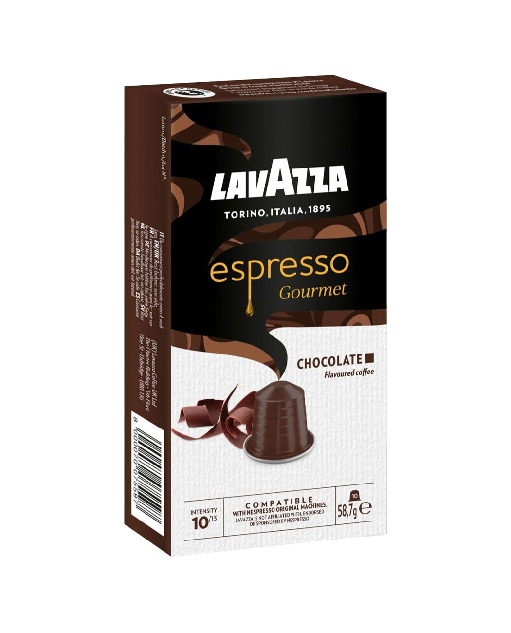 10 Capsule Aluminiu Lavazza Chocolate – Compatibile Nespresso 10 Capsule Aluminiu Lavazza Chocolate – Compatibile Nespresso – Kafferoma