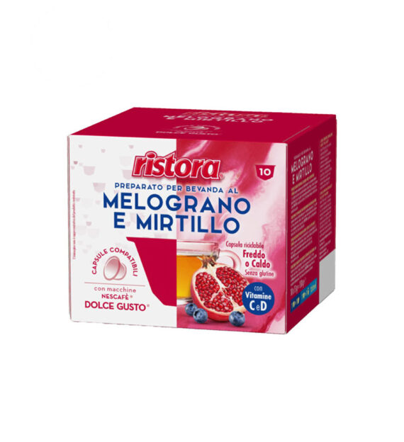 10 Capsule Ristora Ceai Rodie si Afine- Compatibile Dolce Gusto