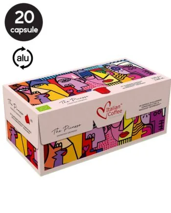 20 Capsule Aluminiu Italian Coffee Picasso – Compatibile Nespresso
