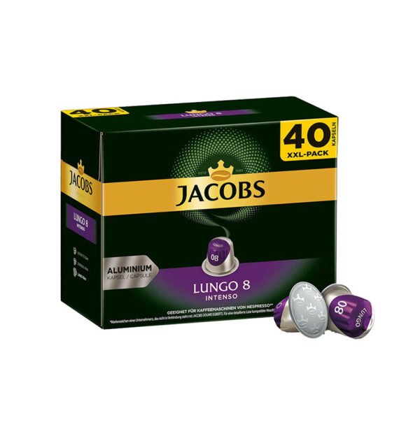40 Capsule Jacobs Espresso Lungo Intenso - Compatibile Nespresso