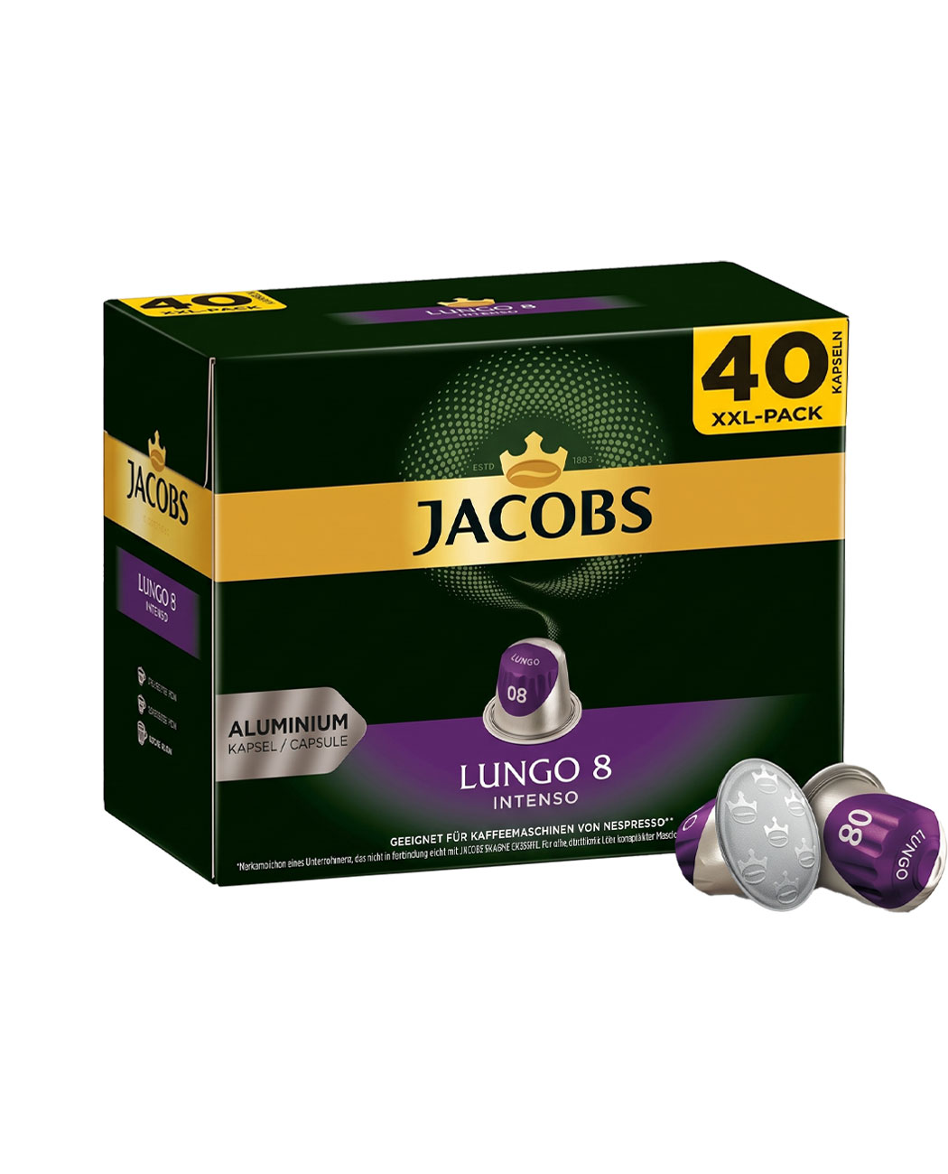 40 Capsule Jacobs Espresso Lungo Intenso - Compatibile Nespresso 40 Capsule Jacobs Espresso Lungo Intenso - Compatibile Nespresso – Kafferoma