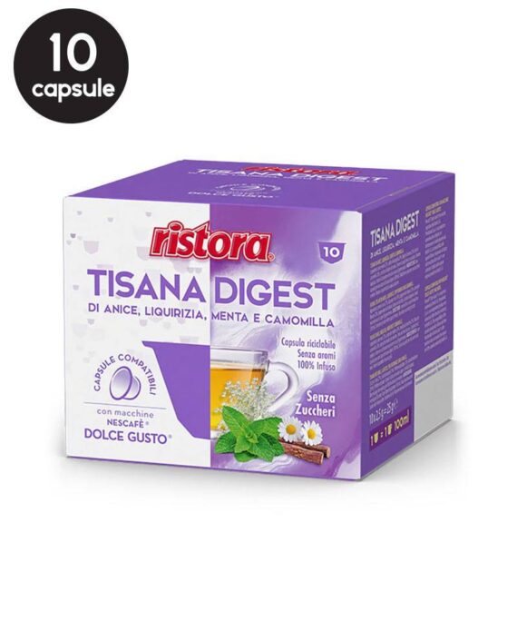 10 Capsule Ristora Ceai de Plante - Compatibile Dolce Gusto