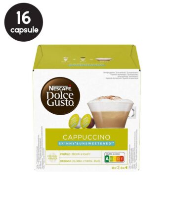 16 (8+8) Capsule Nescafe Dolce Gusto Cappuccino Skinny Fara Zahar