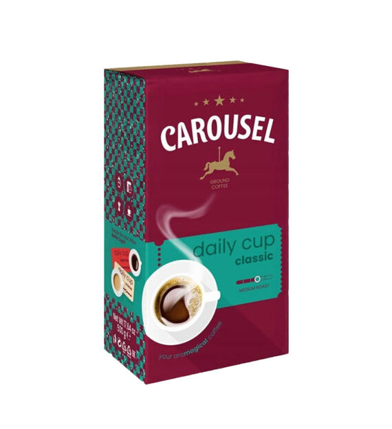 Cafea Macinata Carousel Daily Cup Classic 500gr.