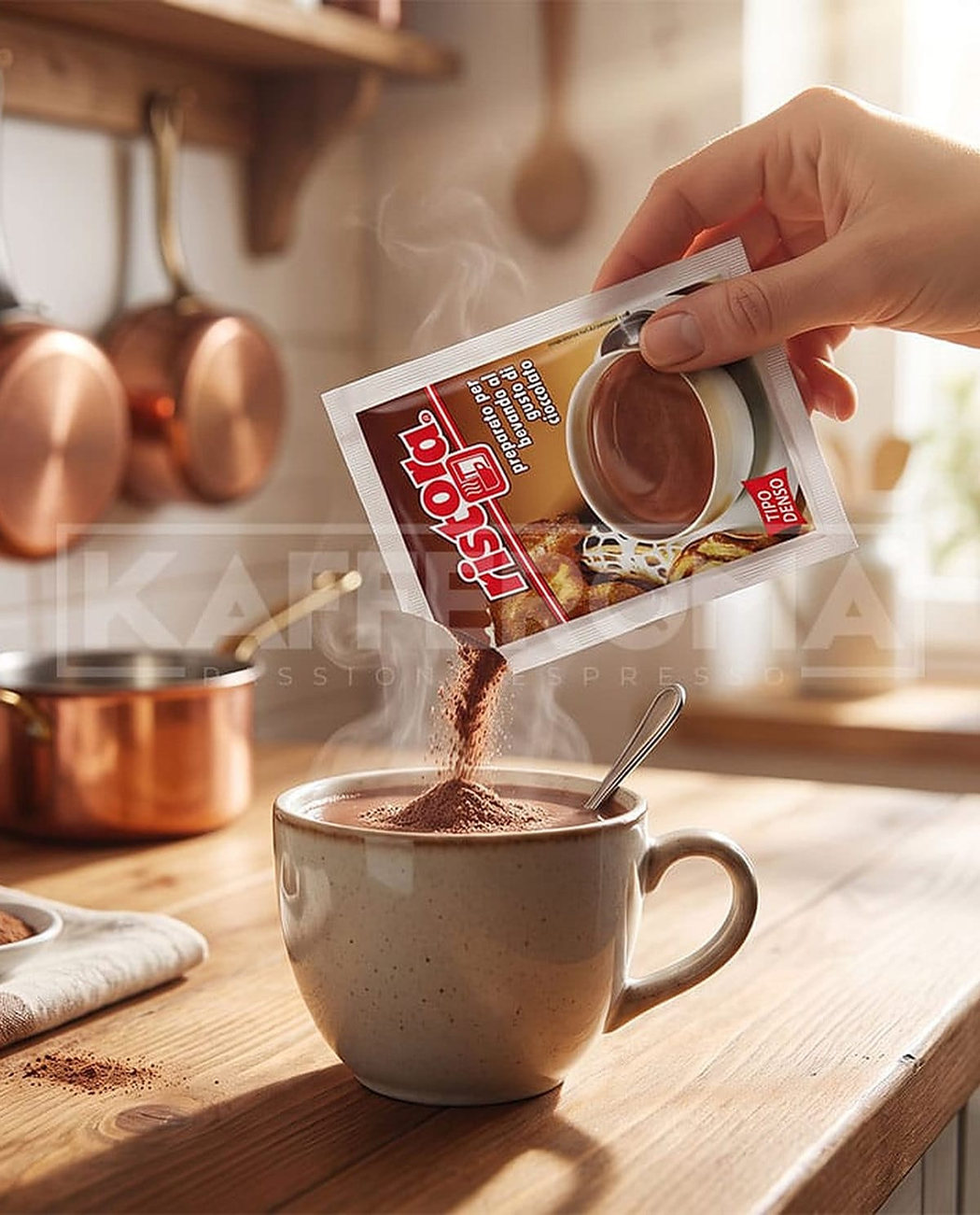 50 Plicuri Ristora Ciocolata Calda Instant 24g 50 Plicuri Ristora Ciocolata Calda Instant 24g, imaginea 3 – Kafferoma