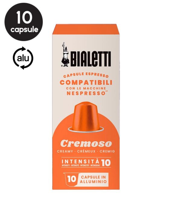 10 Capsule Bialetti Cremoso - Compatibile Nespresso