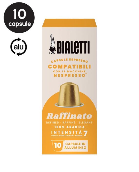 10 Capsule Bialetti Raffinato - Compatibile Nespresso