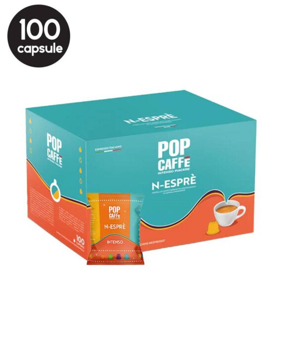 100 Capsule Pop Caffe Intenso – Compatibile Nespresso