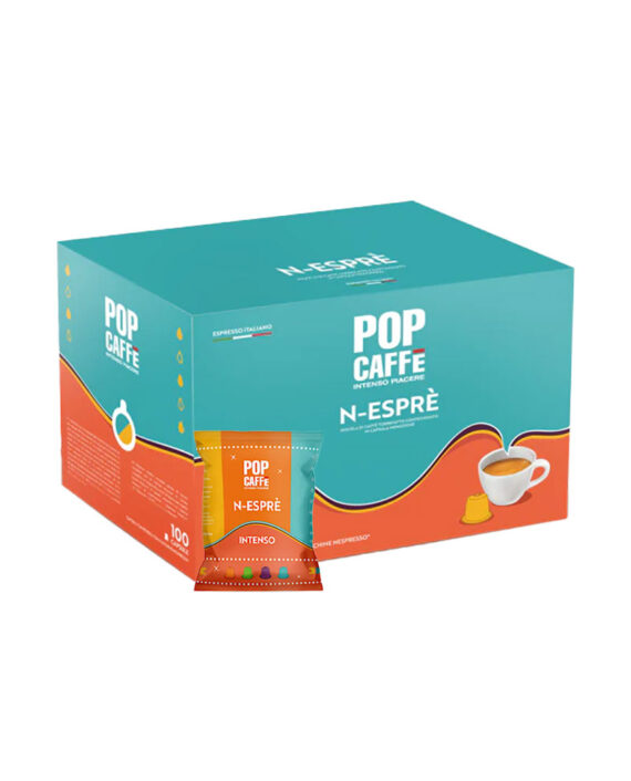 100 Capsule Pop Caffe Intenso – Compatibile Nespresso