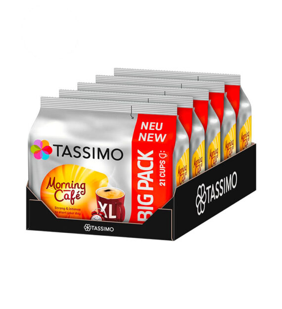 105 Capsule Tassimo Morning Cafe XL Strong