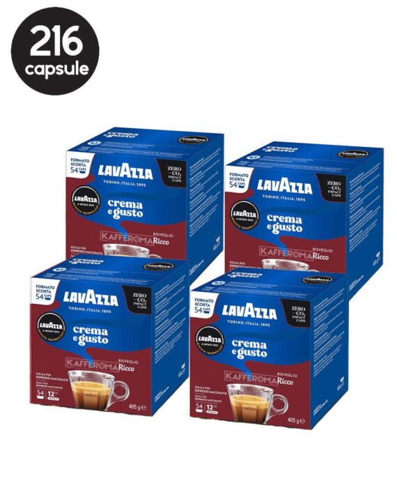 216 Capsule Lavazza A Modo Mio - Espresso Crema e Gusto Ricco