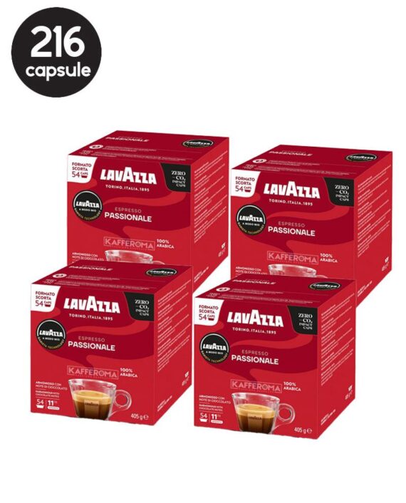 216 Capsule Lavazza A Modo Mio - Passionale