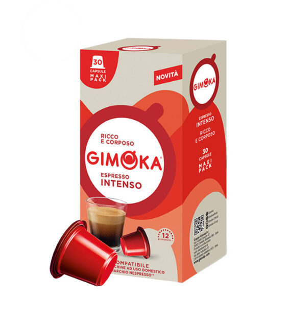 30 Capsule Gimoka Espresso Intenso - Compatibile Nespresso