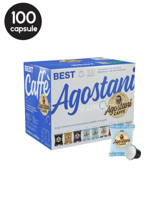 100 Capsule Agostani Aida – Compatibile Nespresso