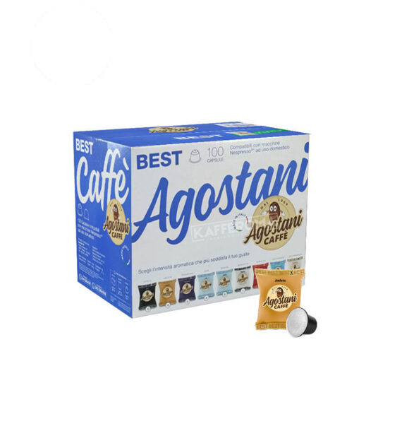 100 Capsule Agostani Amleto – Compatibile Nespresso