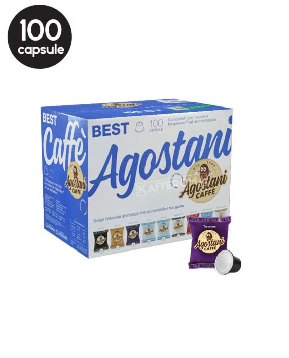 100 Capsule Agostani Trovatore – Compatibile Nespresso