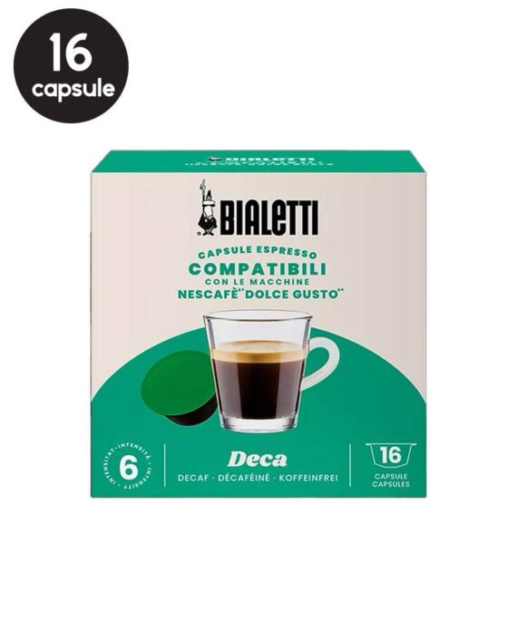 16 Capsule Bialetti Deca - Compatibile Dolce Gusto