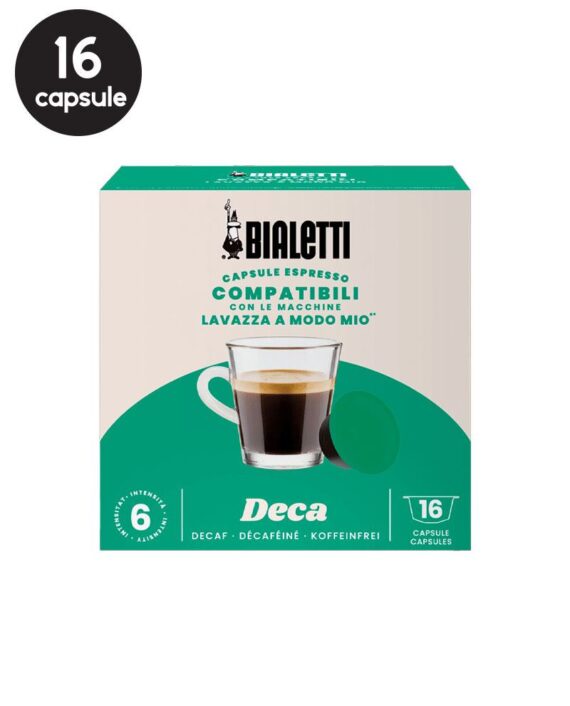 16 Capsule Bialetti Deca - Compatibile Dolce Gusto