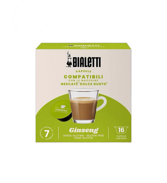 16 Capsule Bialetti Ginseng - Compatibile Dolce Gusto