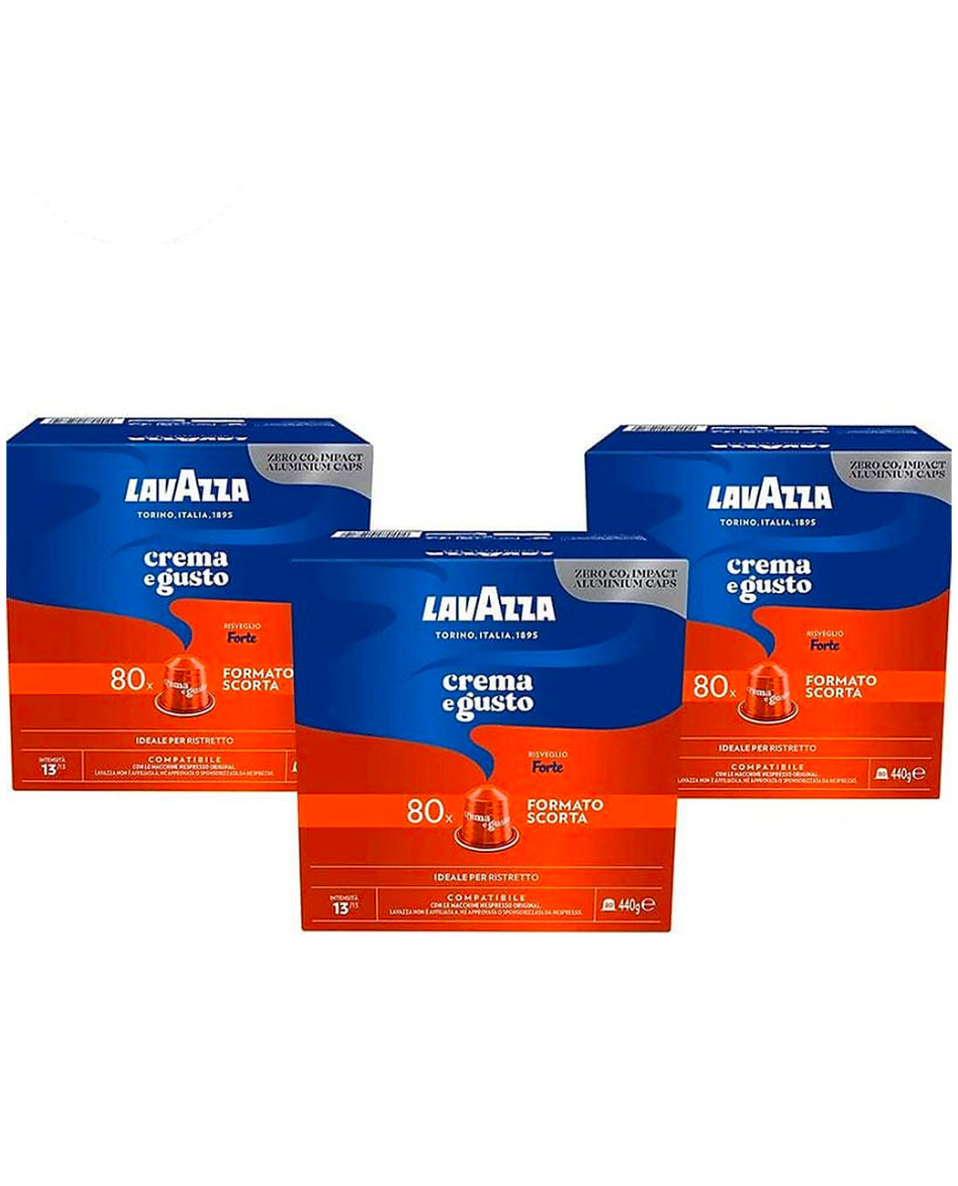 240 Capsule Aluminiu Lavazza Crema e Gusto Forte – Compatibile Nespresso 240 Capsule Aluminiu Lavazza Crema e Gusto Forte – Compatibile Nespresso – Kafferoma