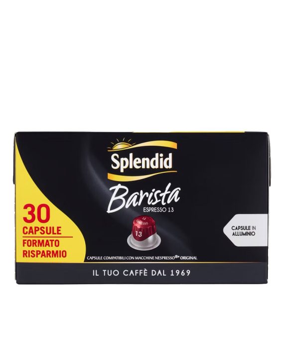 30 Capsule Aluminiu Splendid Barista – Compatibile Nespresso