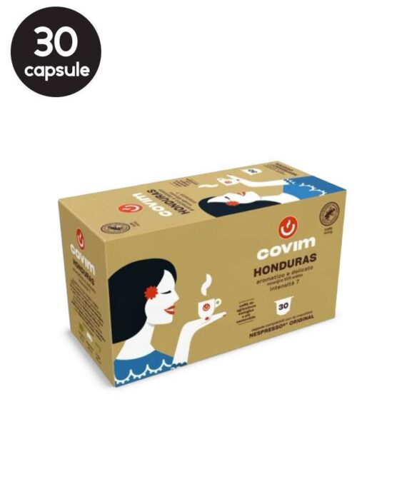 30 Capsule Covim Espresso Honduras - Compatibile Nespresso