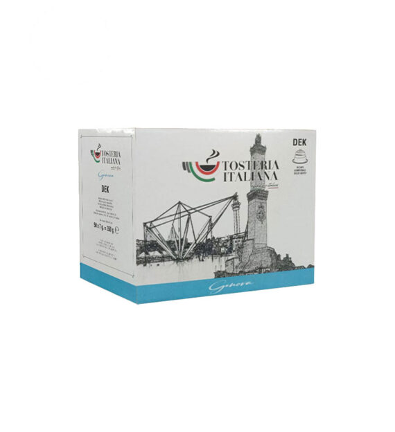 50 Capsule Tosteria Italiana Genova Dek - Compatibile Dolce Gusto