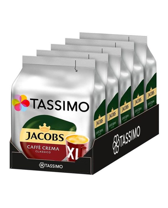 Caffè Crema Classico XL, 80 de capsule pentru Tassimo