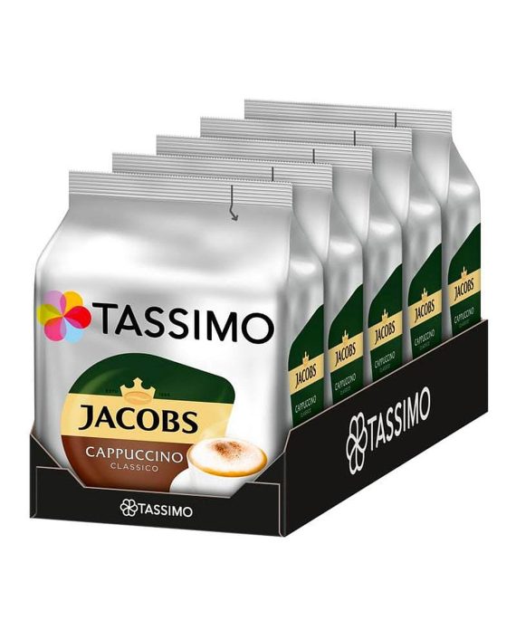Cappuccino Classico, 80 de capsule pentru Tassimo, 40 de băuturi