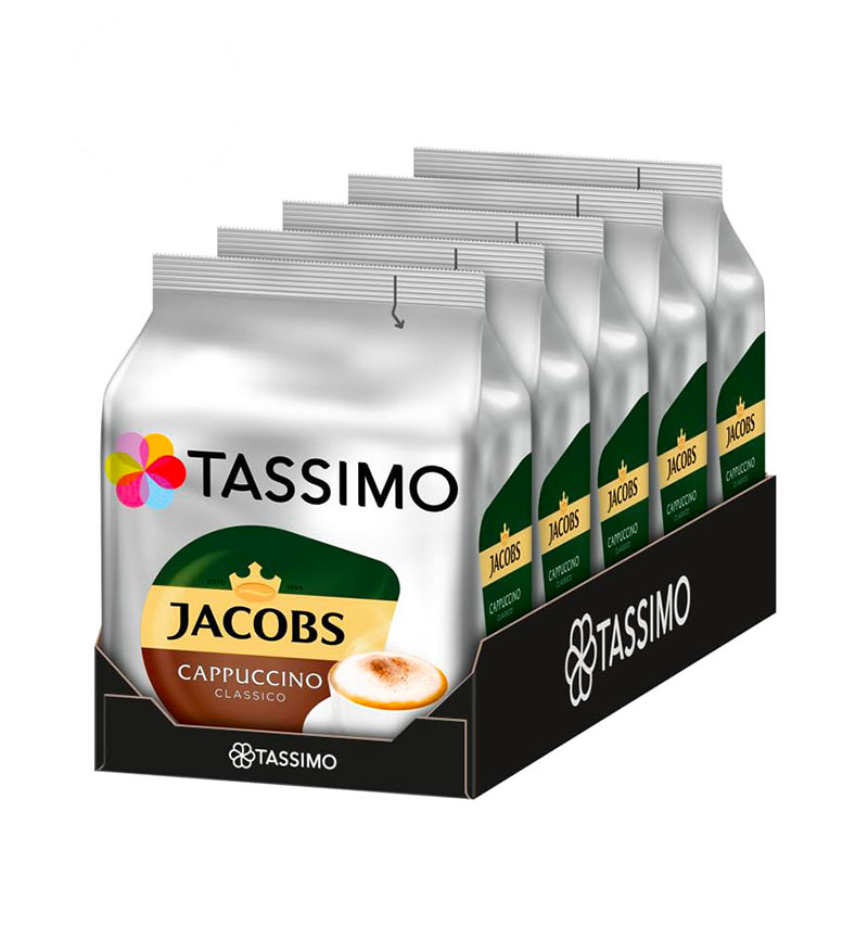 80 Capsule Tassimo Jacobs Cappuccino Classico 80 Capsule Tassimo Jacobs Cappuccino Classico