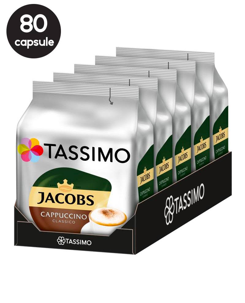 80 Capsule Tassimo Jacobs Cappuccino Classico 80 Capsule Tassimo Jacobs Cappuccino Classico