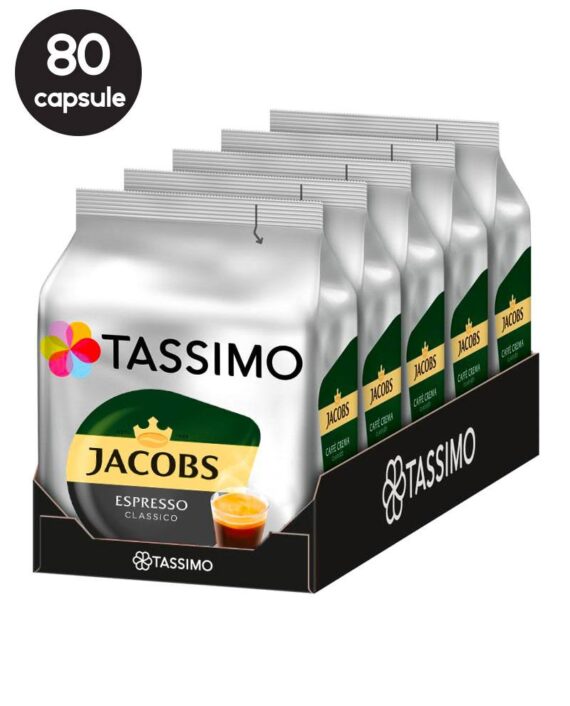 80 Capsule Tassimo Jacobs Espresso Classico