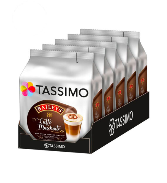 80 Capsule Tassimo Jacobs Latte Macchiato Baileys