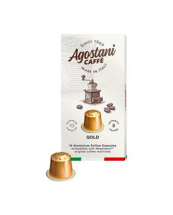 10 Capsule Aluminiu Agostani Gold - Compatibile Nespresso 10 Capsule Aluminiu Agostani Gold - Compatibile Nespresso – Kafferoma
