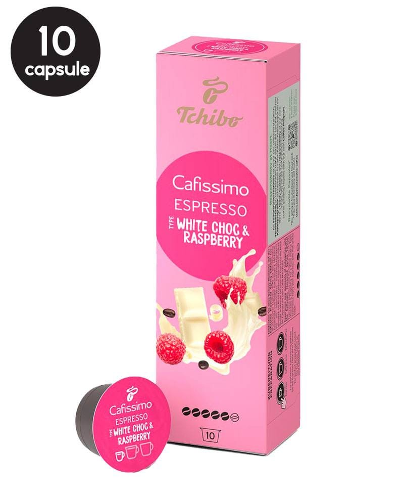 10 Capsule Tchibo Cafissimo Espresso White Choc & Raspberry 10 Capsule Tchibo Cafissimo Espresso White Choc & Raspberry