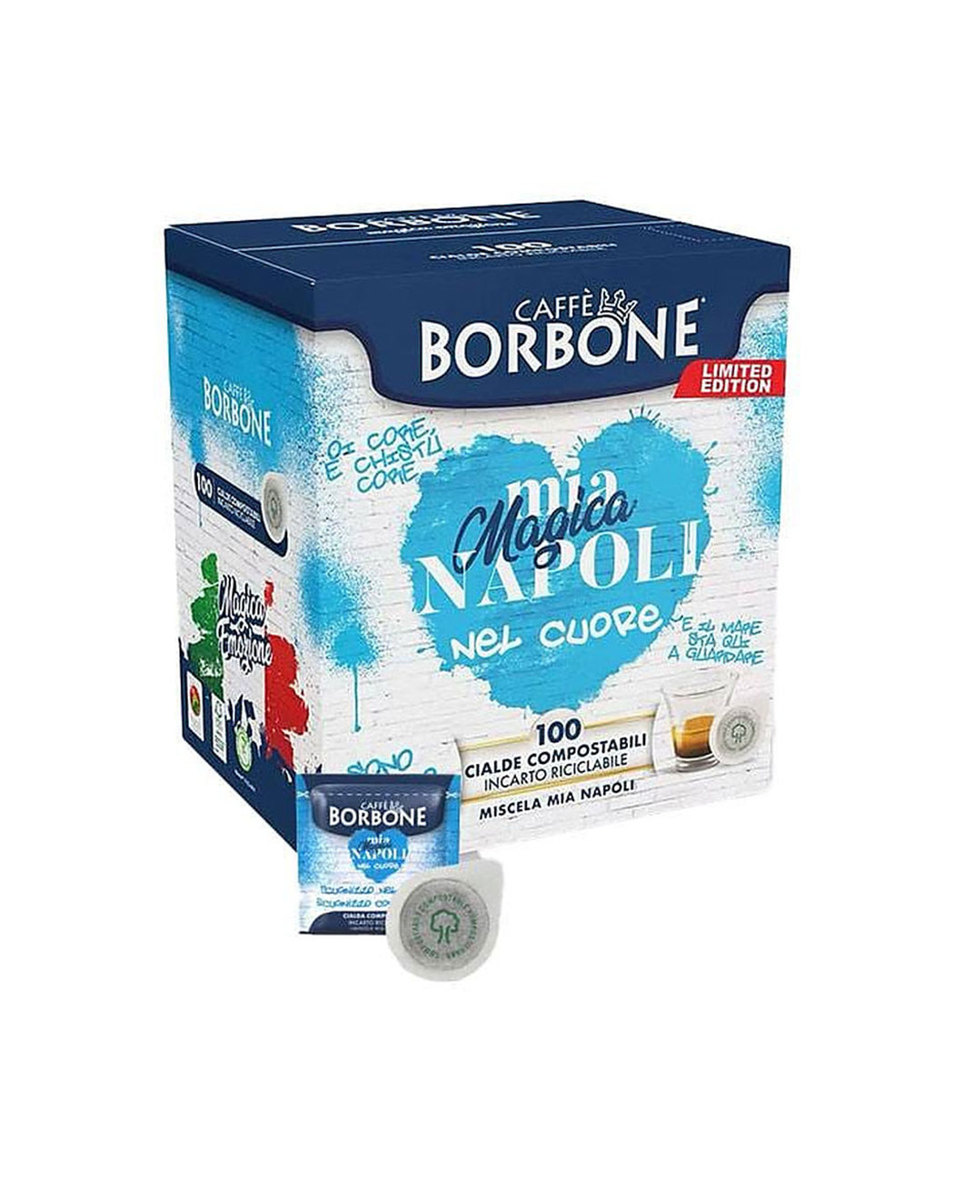 100 Paduri Borbone Mia Magica Napoli - Compatibile ESE44 100 Paduri Borbone Mia Magica Napoli - Compatibile ESE44 – Kafferoma