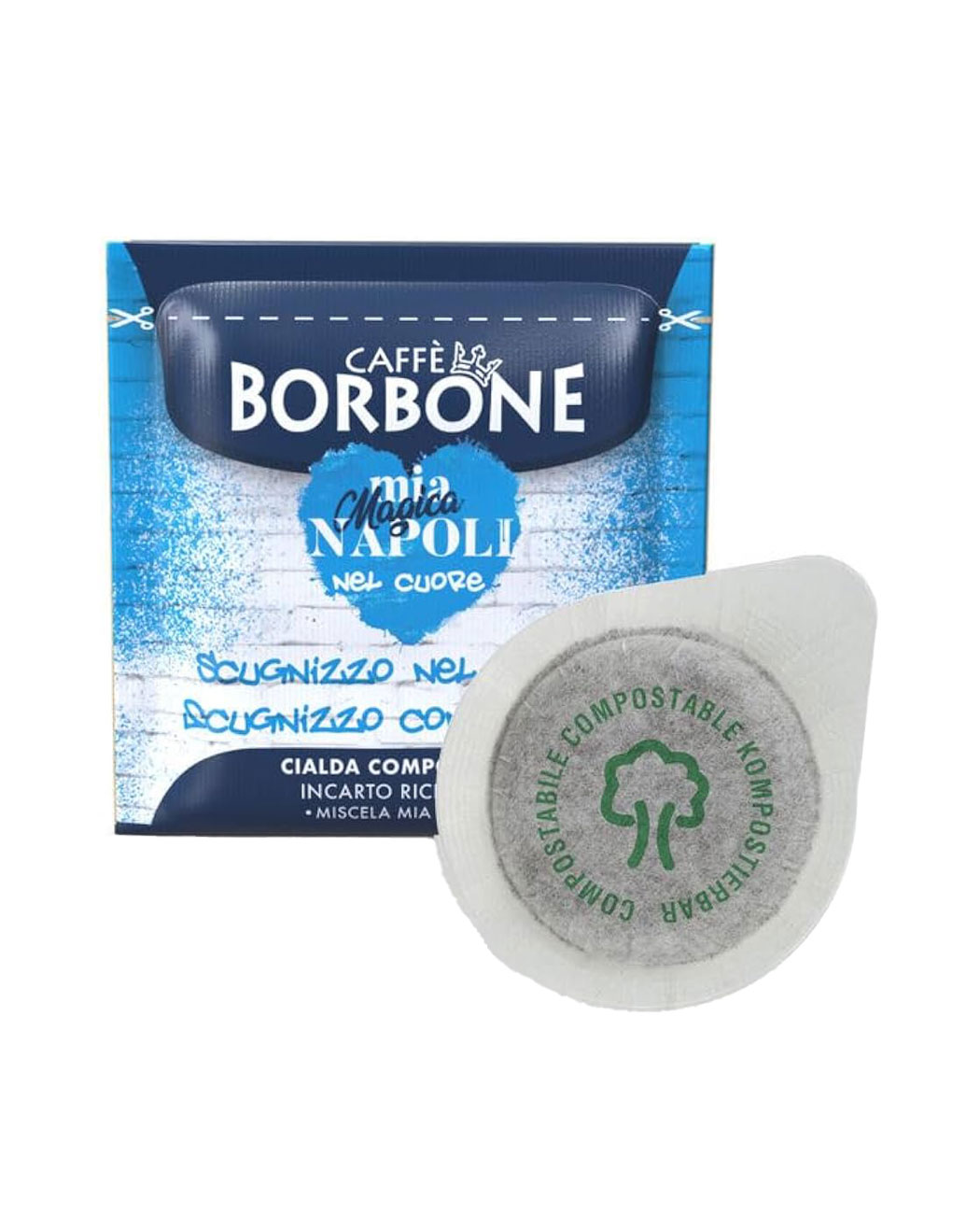 100 Paduri Borbone Mia Magica Napoli - Compatibile ESE44 100 Paduri Borbone Mia Magica Napoli - Compatibile ESE44, imaginea 3 – Kafferoma