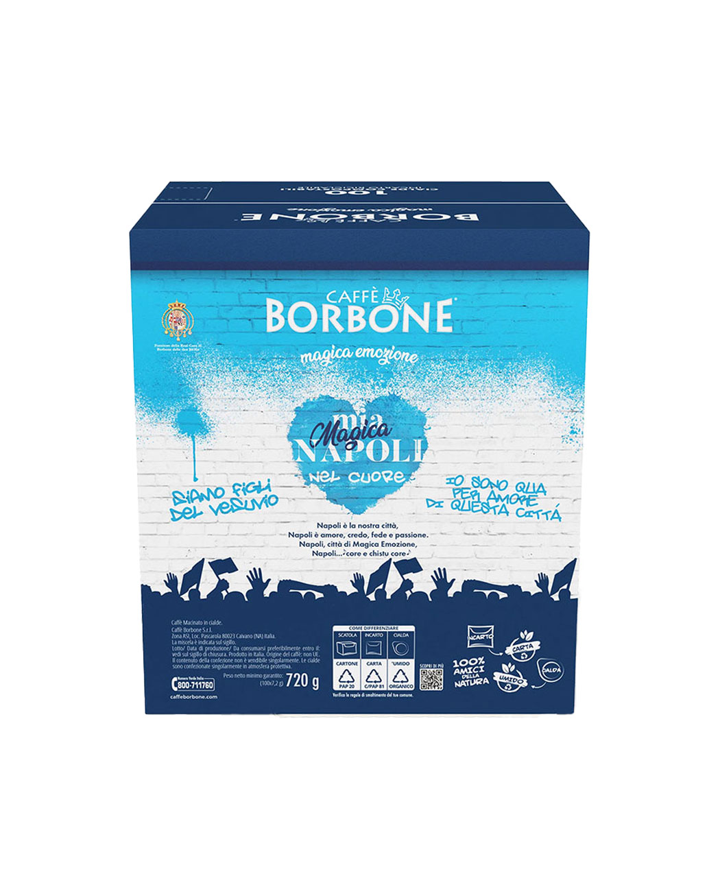 100 Paduri Borbone Mia Magica Napoli - Compatibile ESE44 100 Paduri Borbone Mia Magica Napoli - Compatibile ESE44, imaginea 2 – Kafferoma