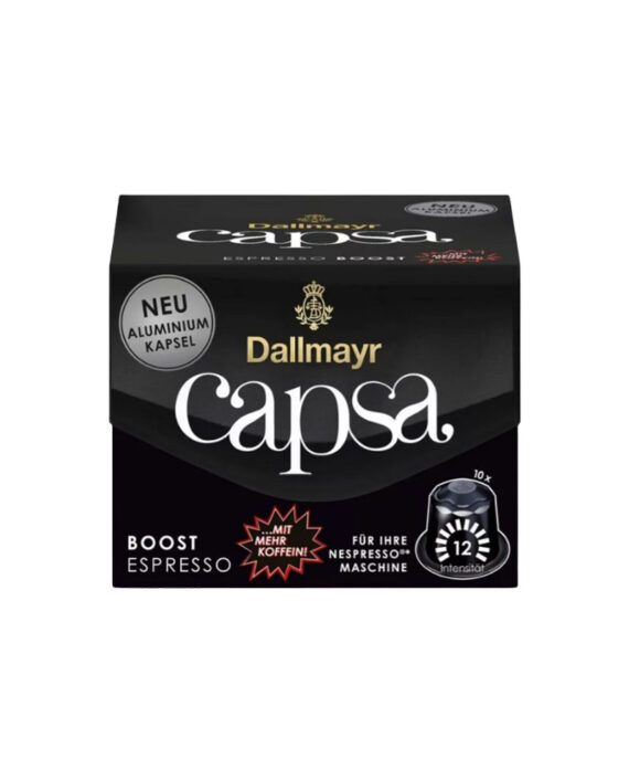 10 Capsule Aluminiu Dallmayr Capsa Espresso Boost – Compatibile Nespresso