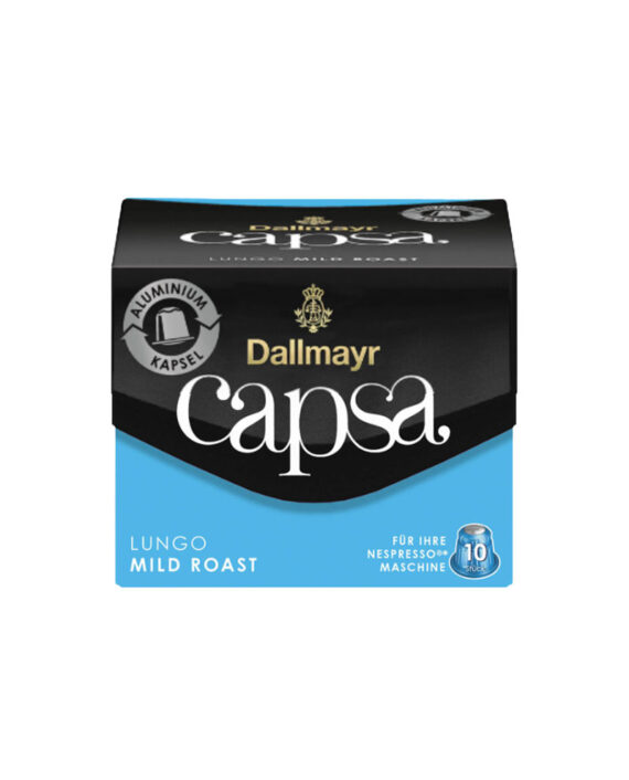 10 Capsule Aluminiu Dallmayr Mild Roast Lungo – Compatibile Nespresso