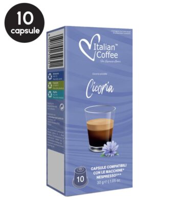 10 Capsule Italian Coffee Cicoria - Compatibile Nespresso
