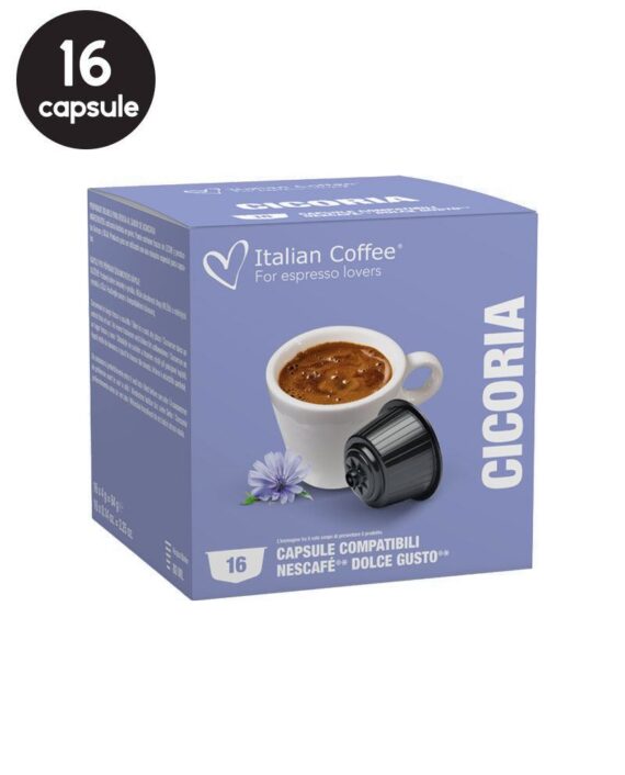 16 Capsule Italian Coffee Cicoria - Compatibile Dolce Gusto