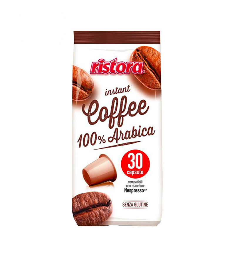 30 Capsule Ristora Cafea Instant 100% Arabica – Compatibile Nespresso 30 Capsule Ristora Cafea Instant 100% Arabica – Compatibile Nespresso