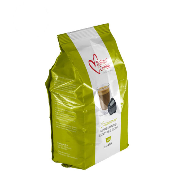 64 Capsule Italian Coffee Cappuccino - Compatibile Dolce Gusto