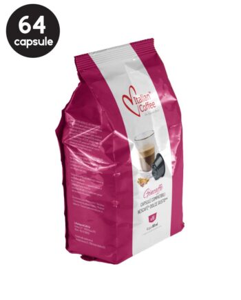 64 Capsule Italian Coffee Ginseng - Compatibile Dolce Gusto 64 Capsule Italian Coffee Ginseng - Compatibile Dolce Gusto
