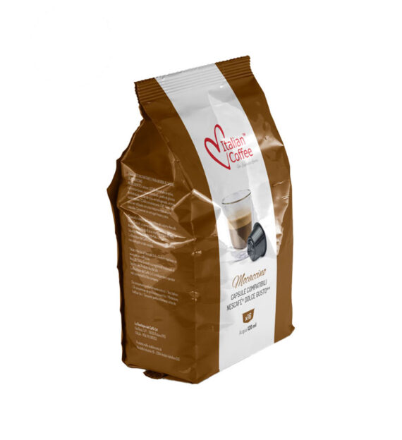 64 Capsule Italian Coffee Mocaccino - Compatibile Dolce Gusto