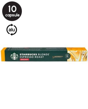 10 Capsule Starbucks Blonde Espresso Roast Decaf - Compatibile Nespresso